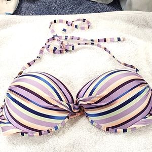 Bikini Top - Victoria's Secret - Underwire, Push-Up, Halter - 36C